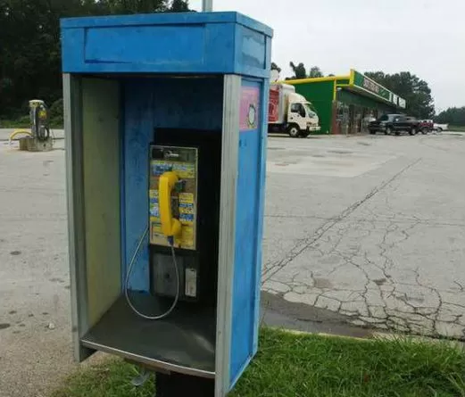 Payphone at Zack's Food Rack