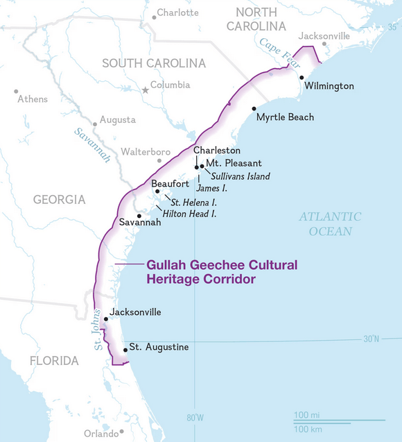 Gullah Geechee Corridor. Photo: National Geographic